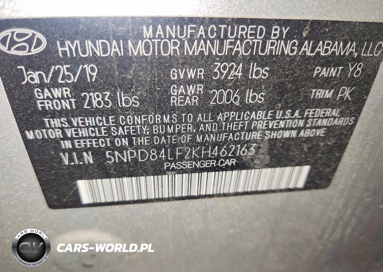 2019 Hyundai Elantra Sel VIN:5NPD84LF2KH462163 - 13