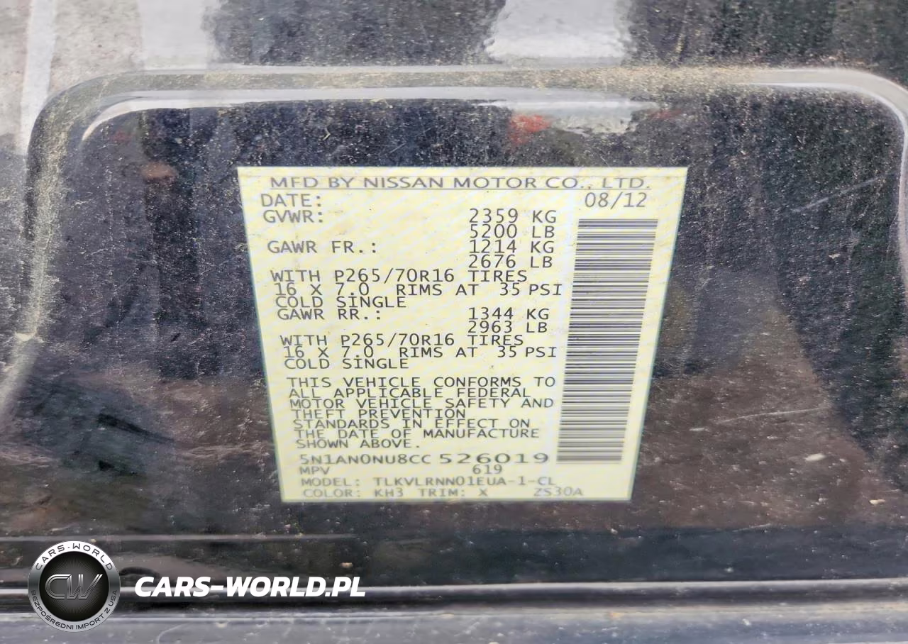 2012 Nissan Xterra X VIN:5N1AN0NU8CC526019 - 14