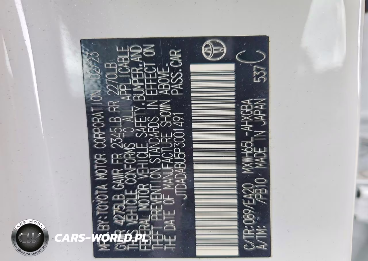 2023 Toyota Prius Xle VIN:JTDADABU5P3001491 - 13