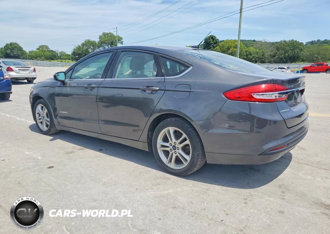 2018 Ford Fusion S Hybrid VIN:3FA6P0UU6JR122405 - 2