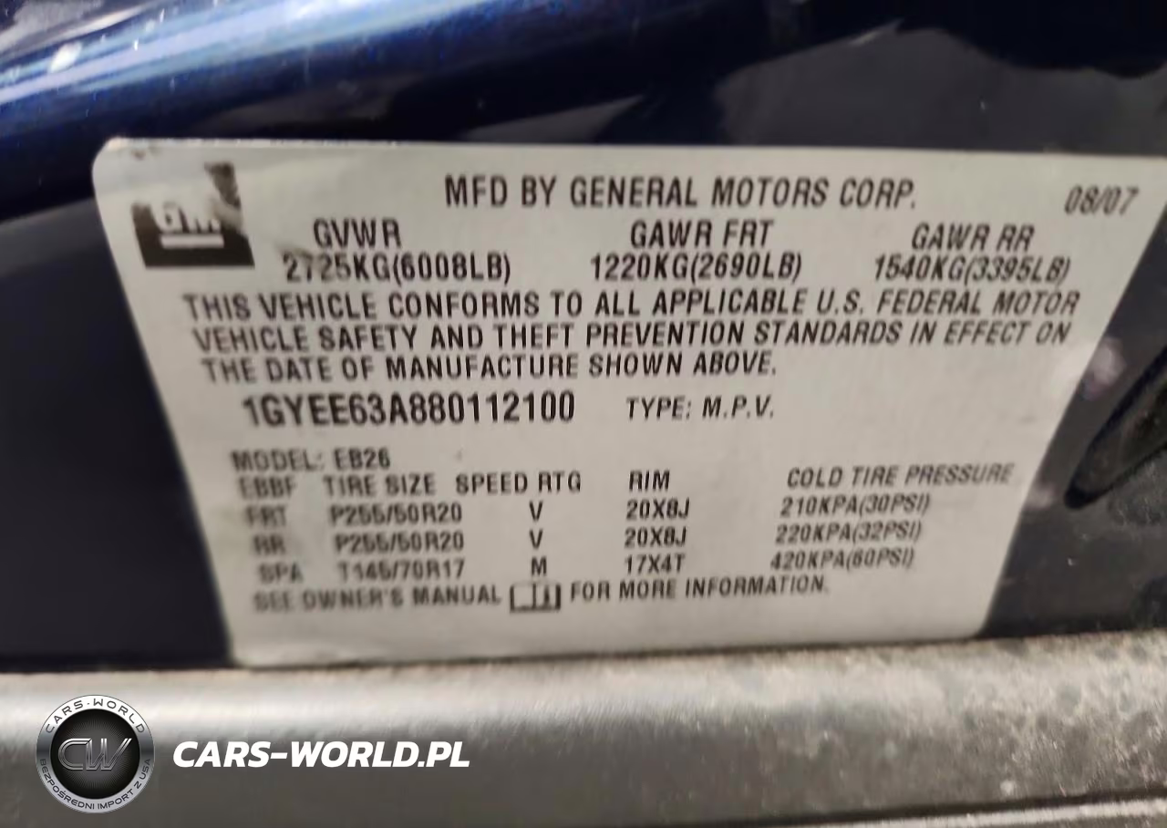 2008 Cadillac Srx VIN:1GYEE63A880112100 - 12