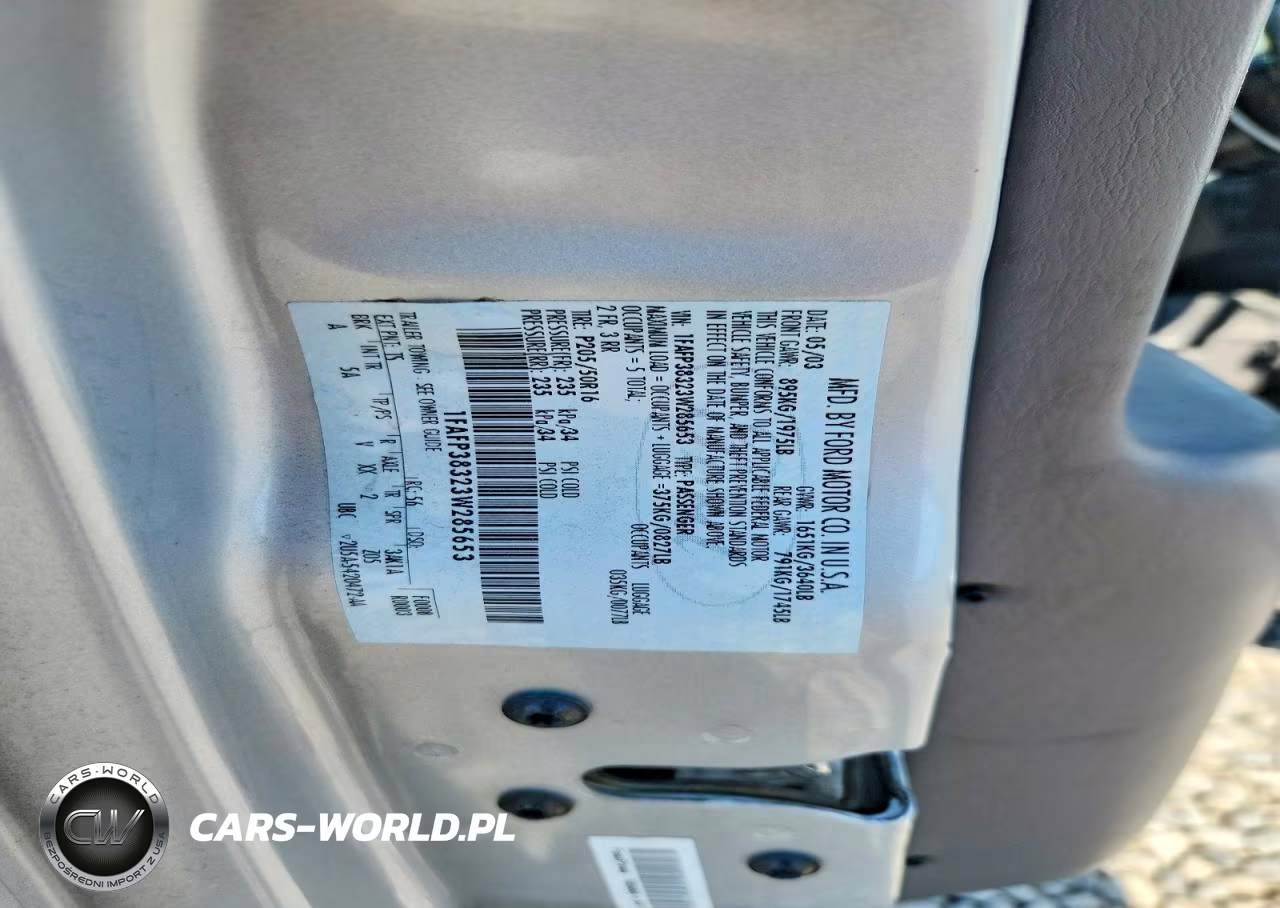 2003 Ford Focus Zts VIN:1FAFP38323W285653 - 12