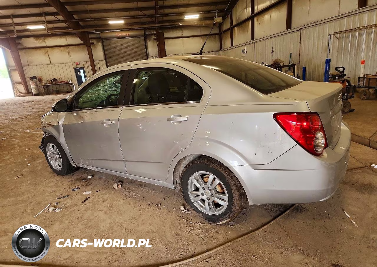 2012 Chevrolet Sonic Lt VIN:1G1JC5SH7C4105863 - 2