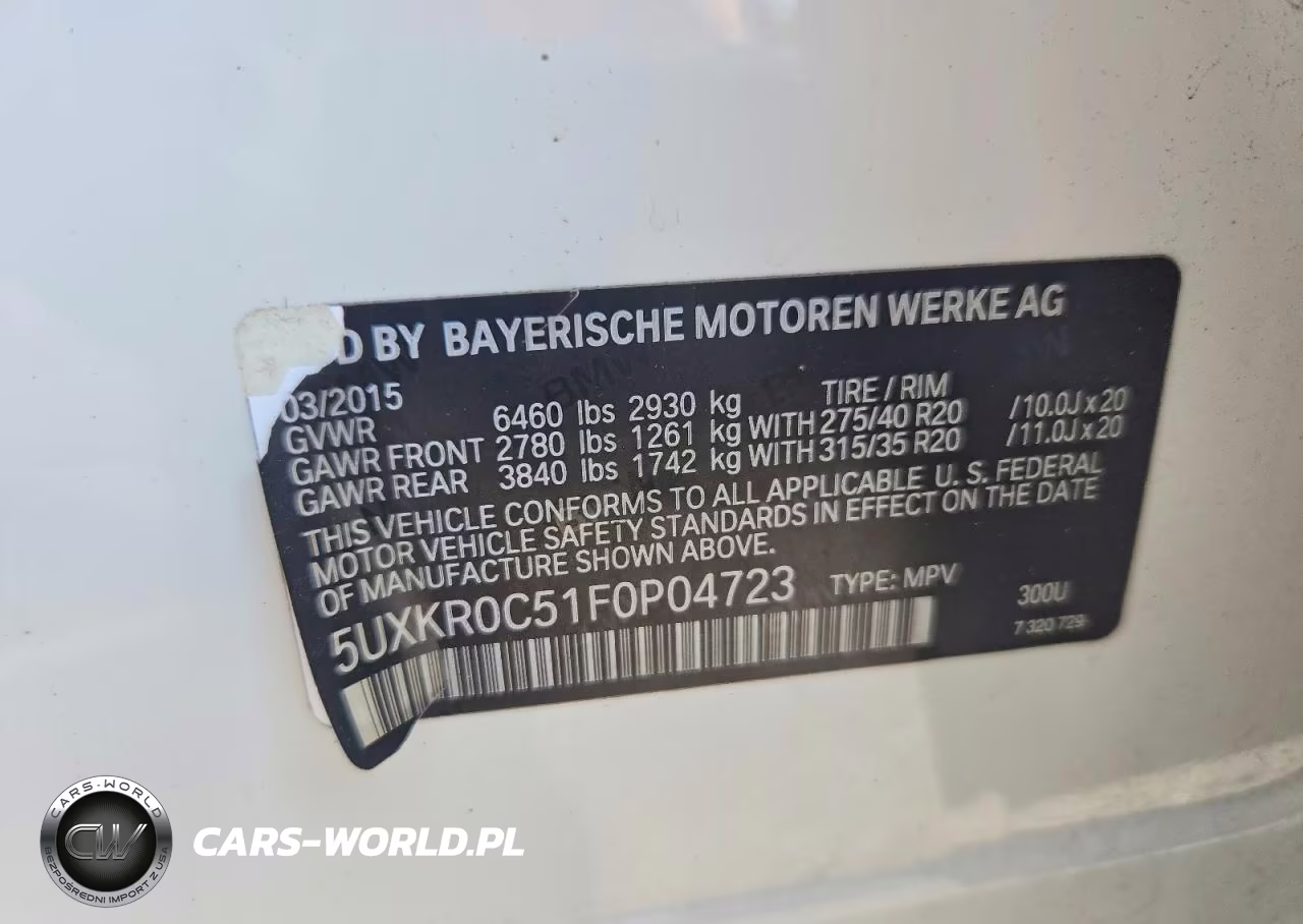 2015 BMW X5 xDrive35I VIN:5UXKR0C51F0P04723 - 13