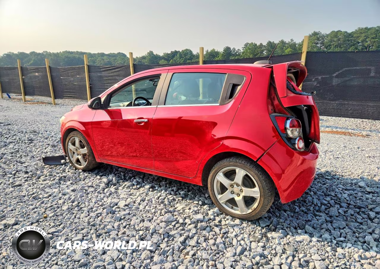 2015 Chevrolet Sonic Ltz VIN:1G1JE6SB1F4209040 - 2