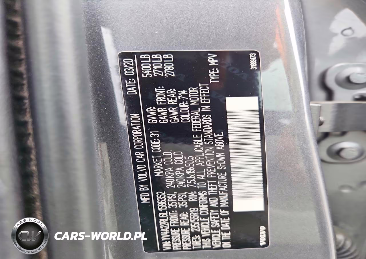 2020 Volvo Xc60 T6 Inscription VIN:YV4A22RL6L1586352 - 13