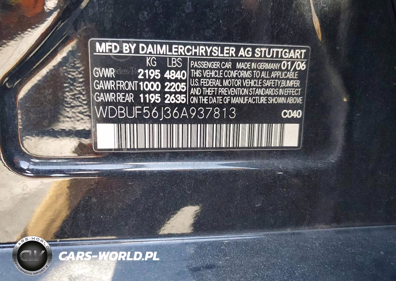 2006 Mercedes-Benz 450 Sl VIN:WDBUF56J36A937813 - 12