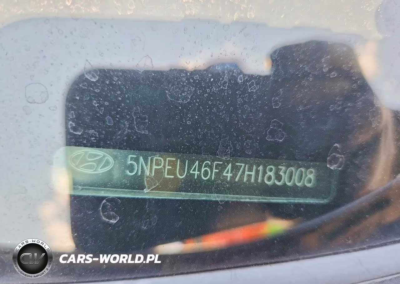 2007 Hyundai Sonata Se VIN:5NPEU46F47H183008 - 13