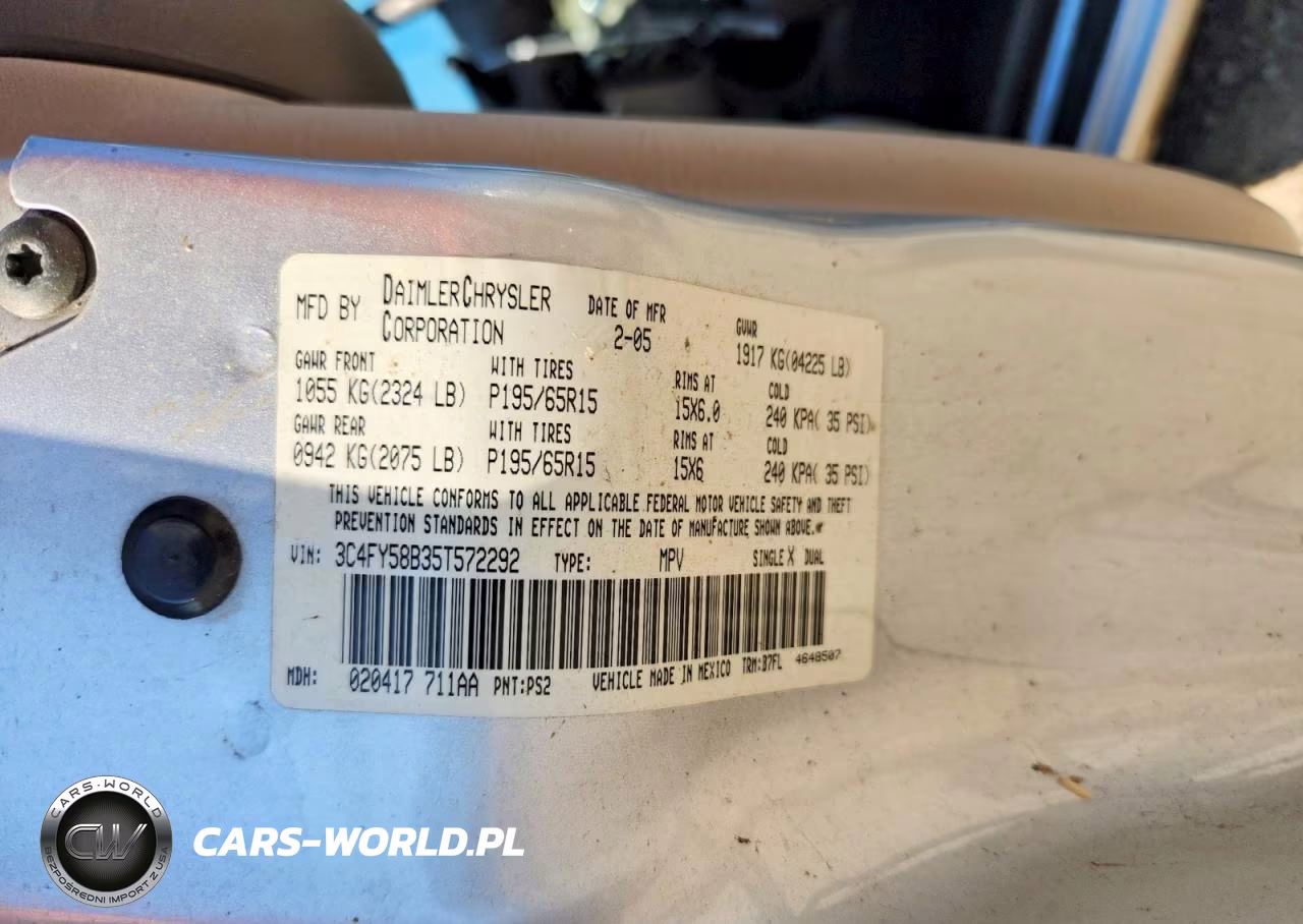 2005 Chrysler Pt Cruiser Touring VIN:3C4FY58B35T572292 - 14