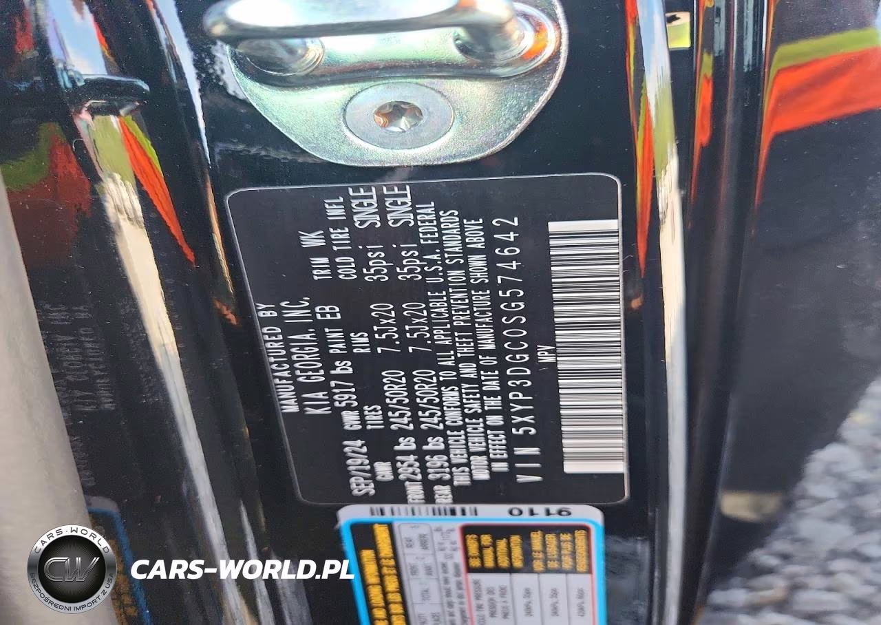 2025 Kia Telluride Ex X-Line VIN:5XY3DGC0SG574642 - 13