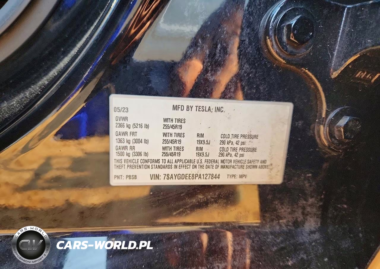 2023 Tesla Model Y VIN:7SAYGDEE8PA127844 - 12