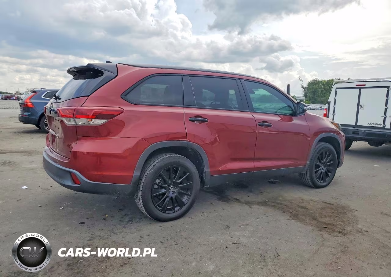 2019 Toyota Highlander Se VIN:5TDKZRFHXKS324055 - 3