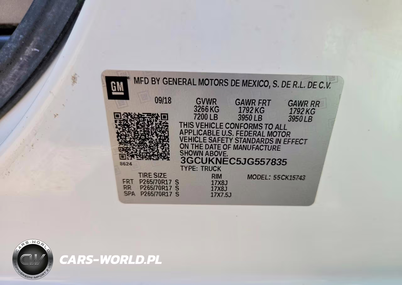2018 Chevrolet Silverado 1500 Wt VIN:3GCUKNEC5JG557835 - 12