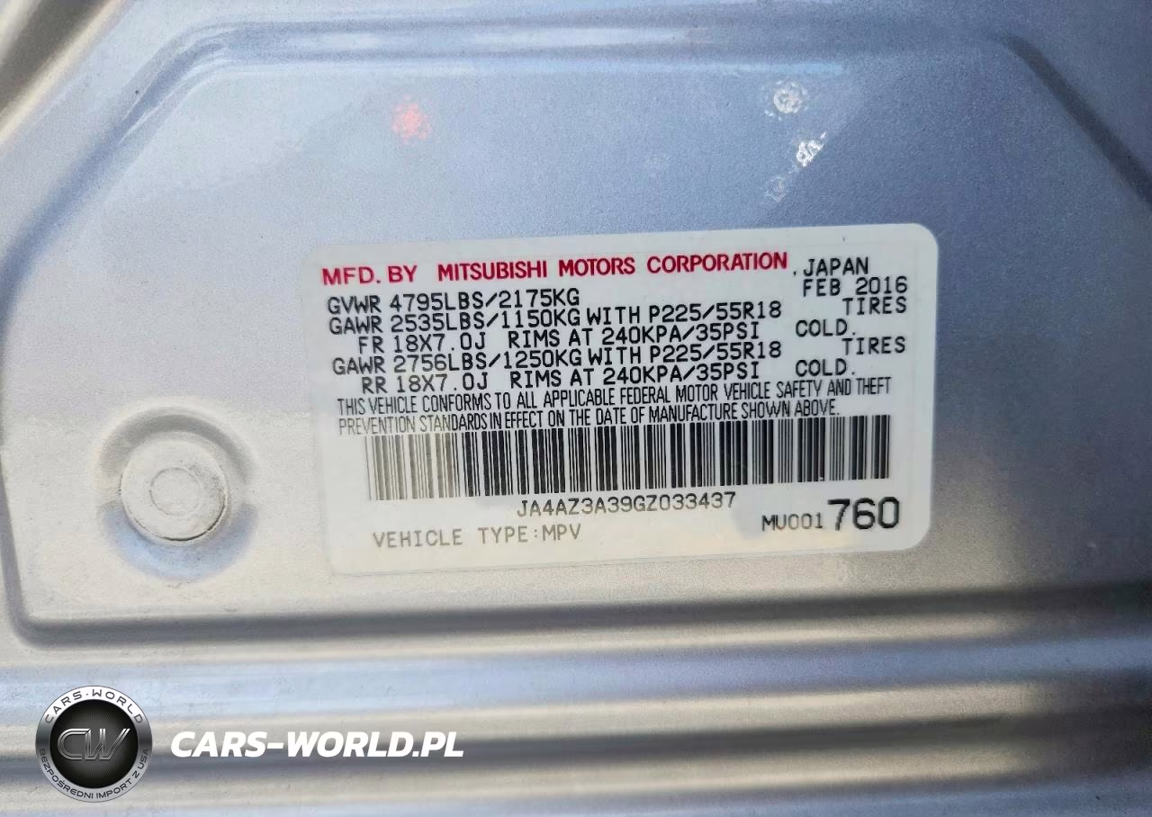 2016 Mitsubishi Outlander Se VIN:JA4AZ3A39GZ033437 - 14