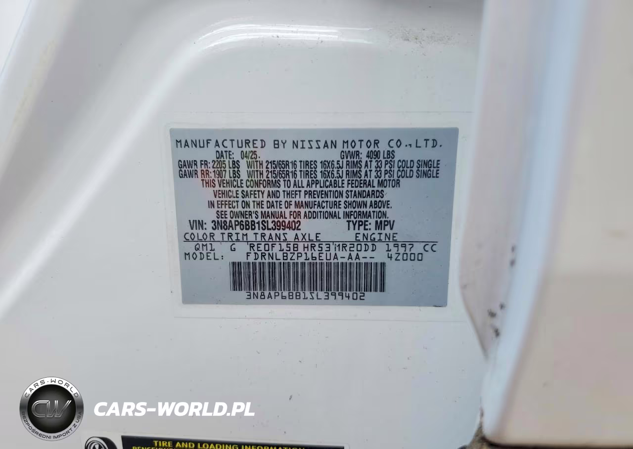 2025 Nissan Kicks S VIN:3N8AP6BB1SL399402 - 13