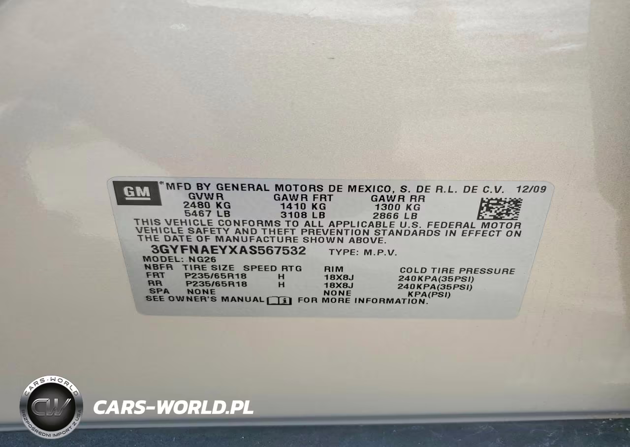 2010 Cadillac Srx Luxury Collection VIN:3GYFNAEYXAS567532 - 13