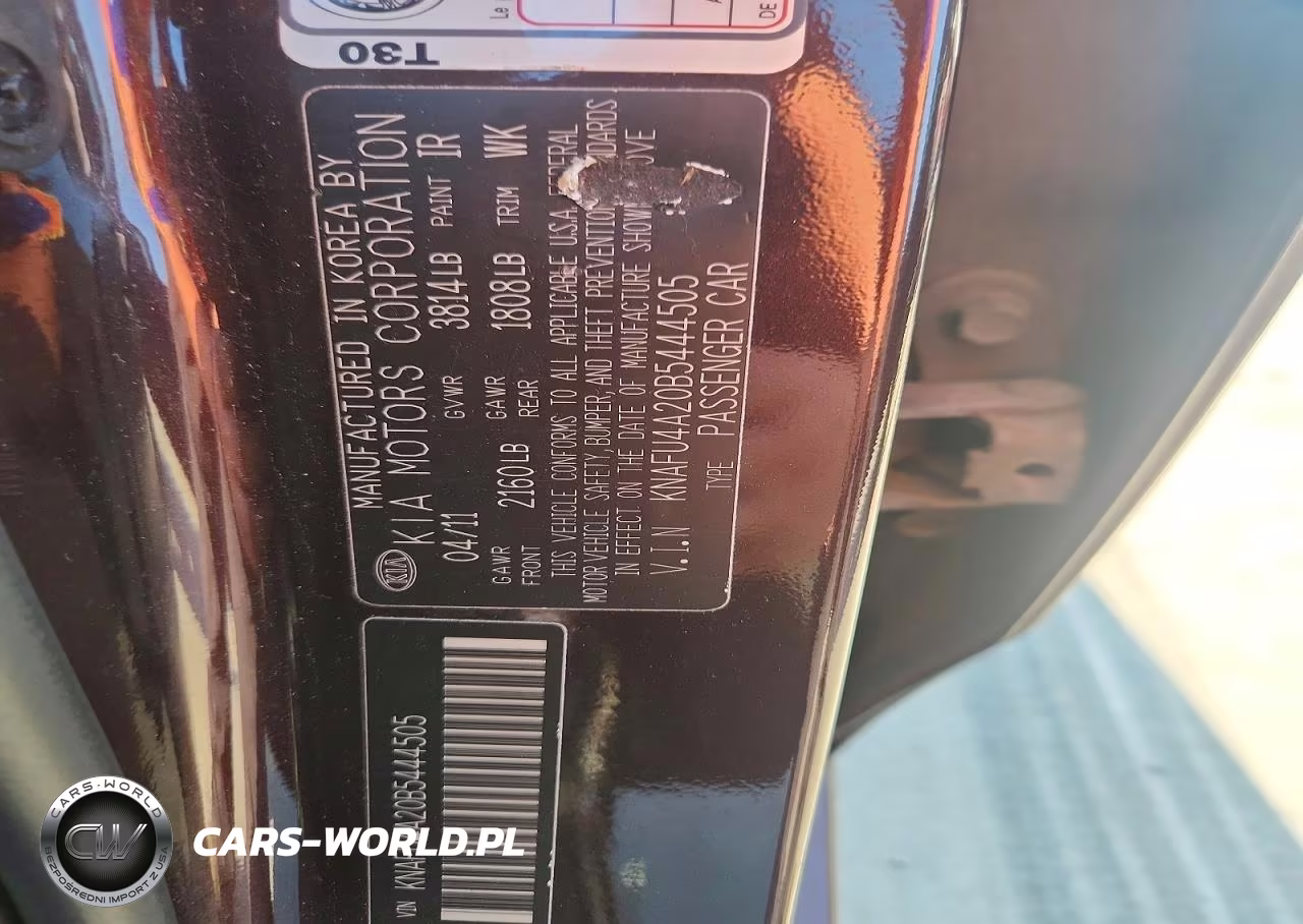 2011 Kia Forte Ex VIN:KNAFU4A20B5444505 - 12