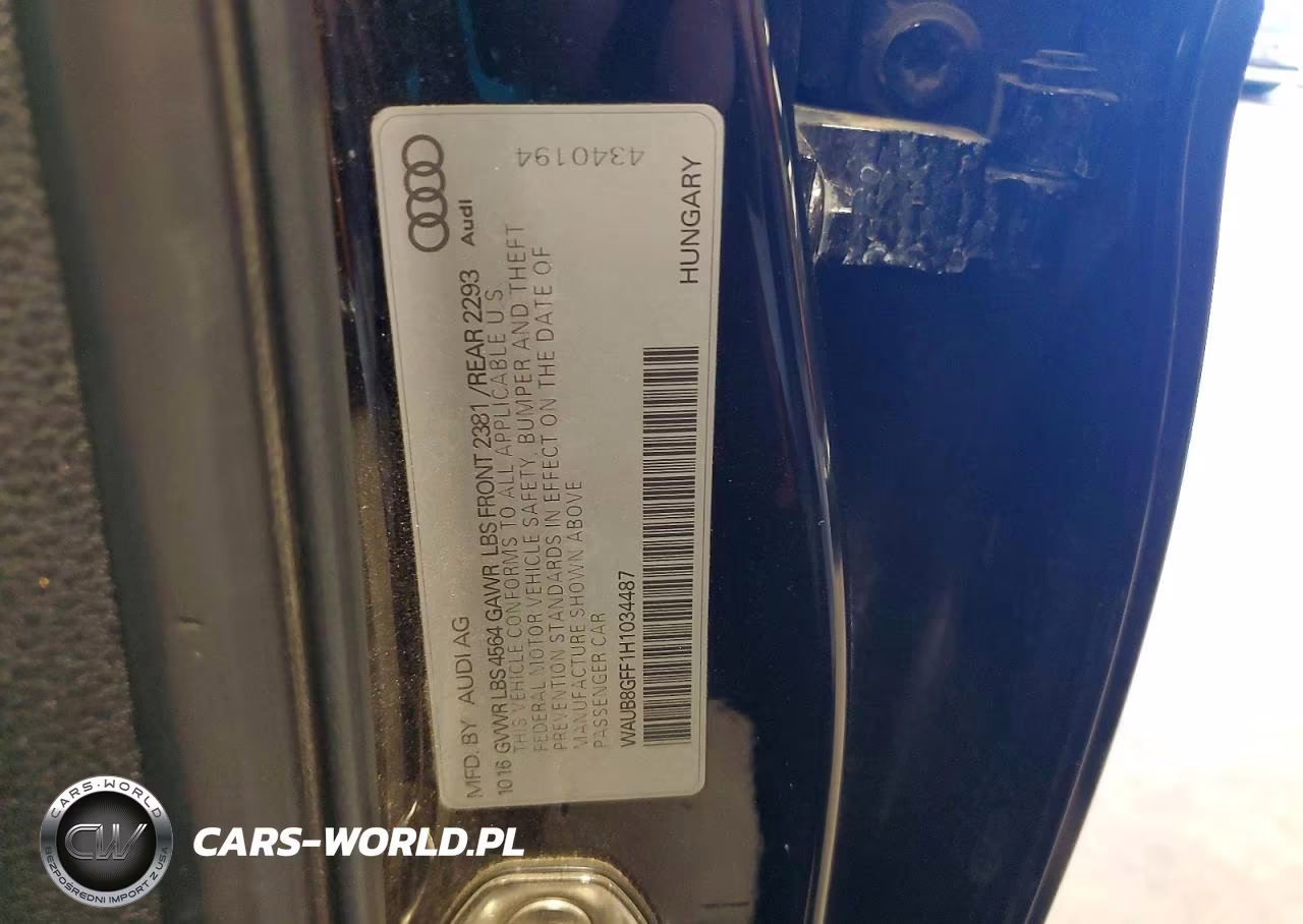 2017 Audi A3 Premium VIN:WAUB8GFF1H1034487 - 12