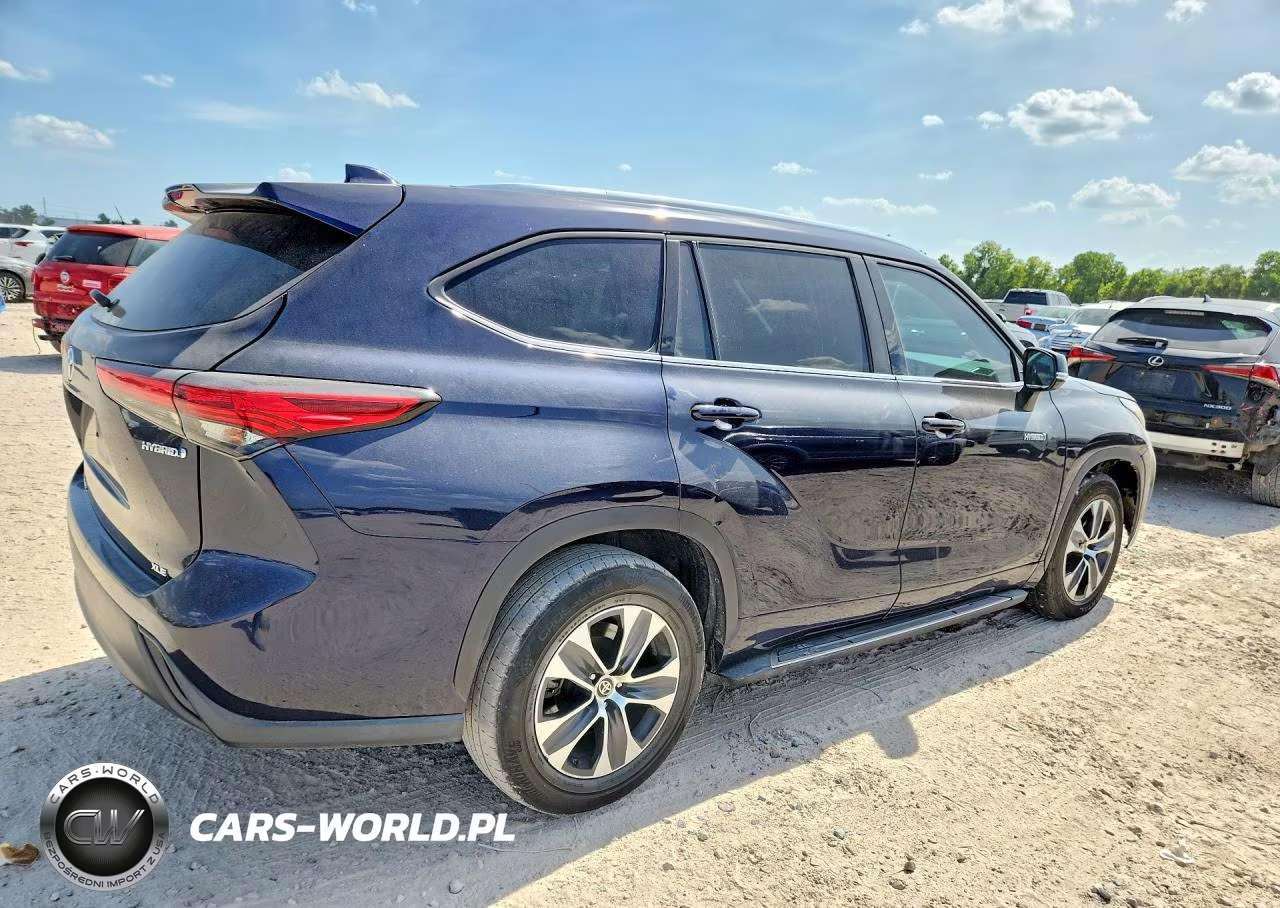 2020 Toyota Highlander Hybrid Xle VIN:5TDGARAH0LS500214 - 3