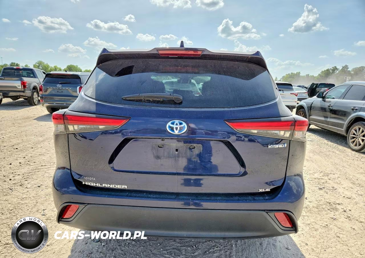 2020 Toyota Highlander Hybrid Xle VIN:5TDGARAH0LS500214 - 6