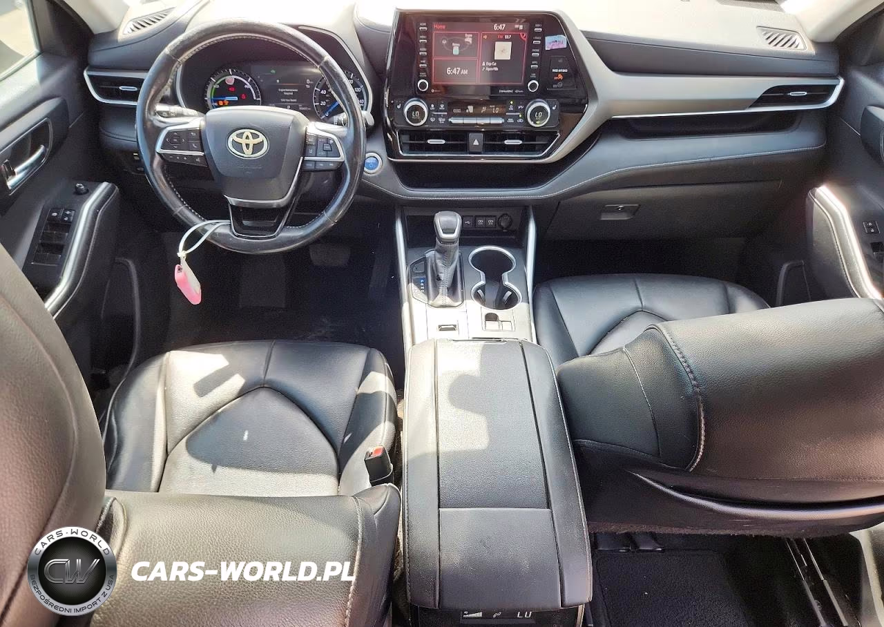 2020 Toyota Highlander Hybrid Xle VIN:5TDGARAH0LS500214 - 8