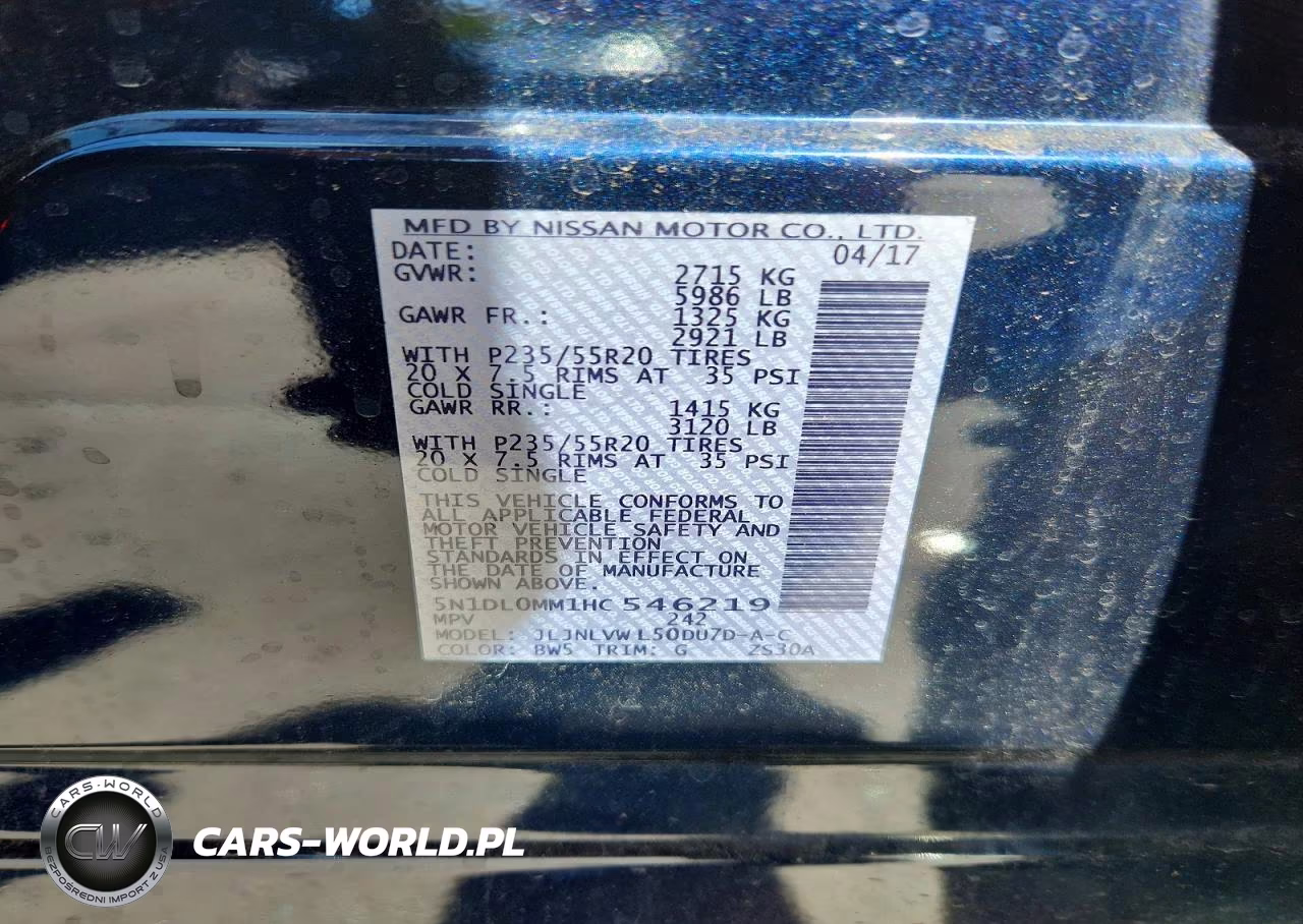 2017 Infiniti Qx60 Base VIN:5N1DL0MM1HC546219 - 14