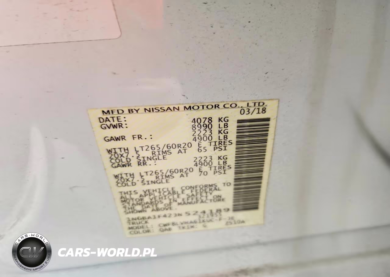 2018 Nissan Titan Xd Sl VIN:1N6BA1F42JN524189 - 12