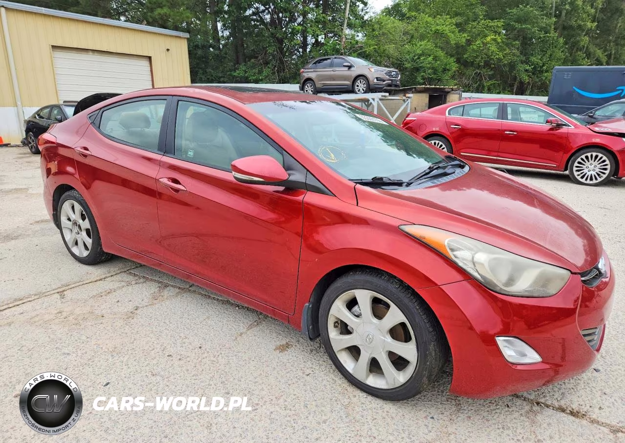 2012 Hyundai Elantra Limited VIN:KMHDH4AE7CU342601 - 4