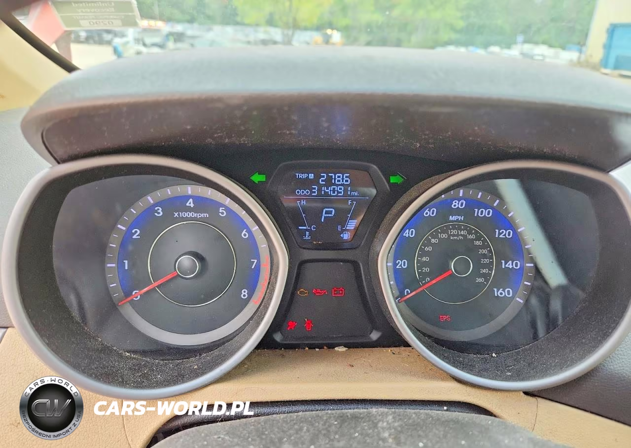2012 Hyundai Elantra Limited VIN:KMHDH4AE7CU342601 - 9