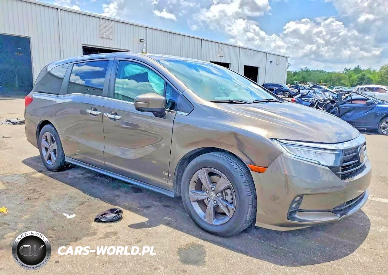 2022 Honda Odyssey Ex VIN:5FNRL6H57NB029960 - 4