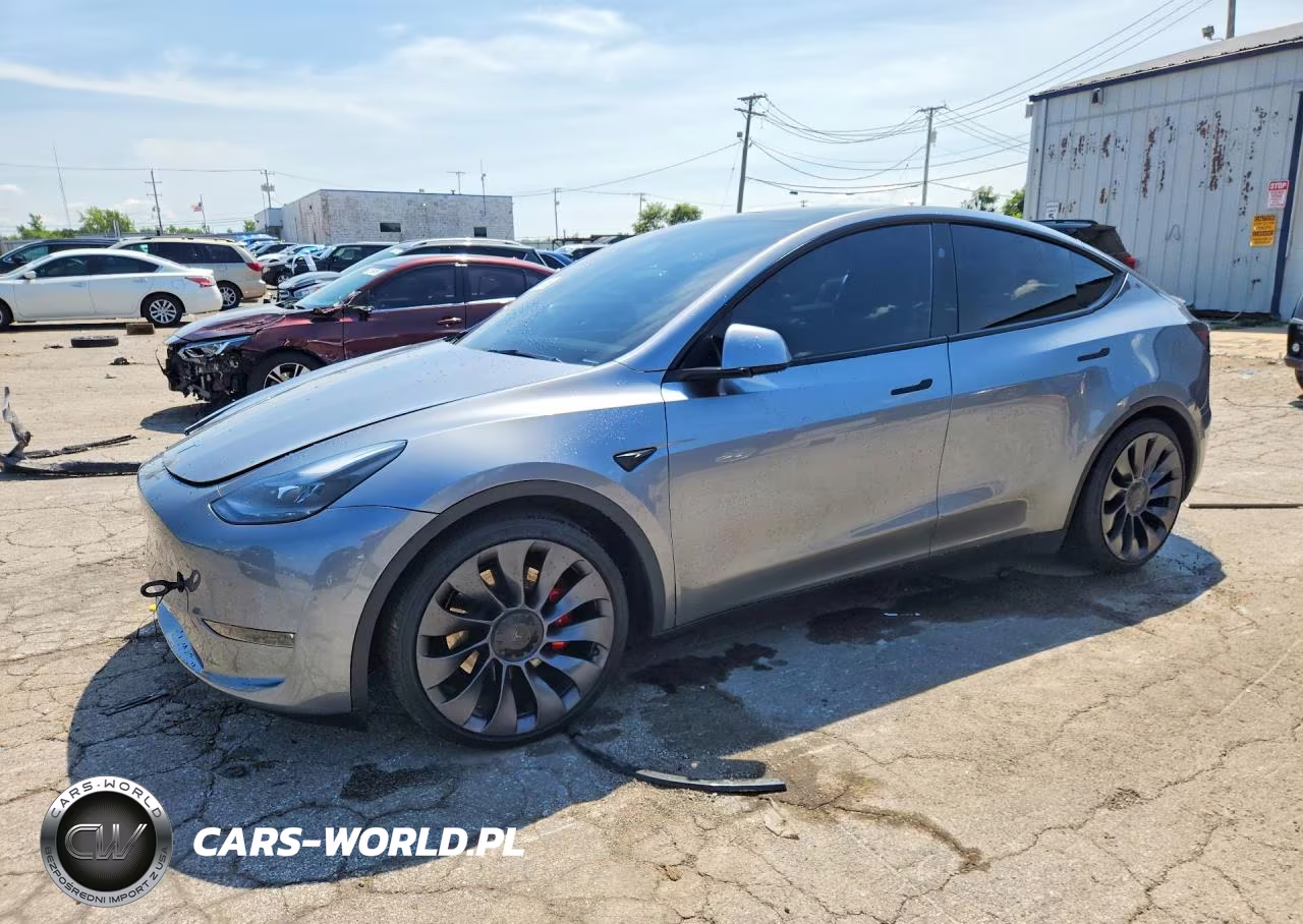 2024 Tesla Model Y VIN:7SAYGDEFXRA330214 - 1
