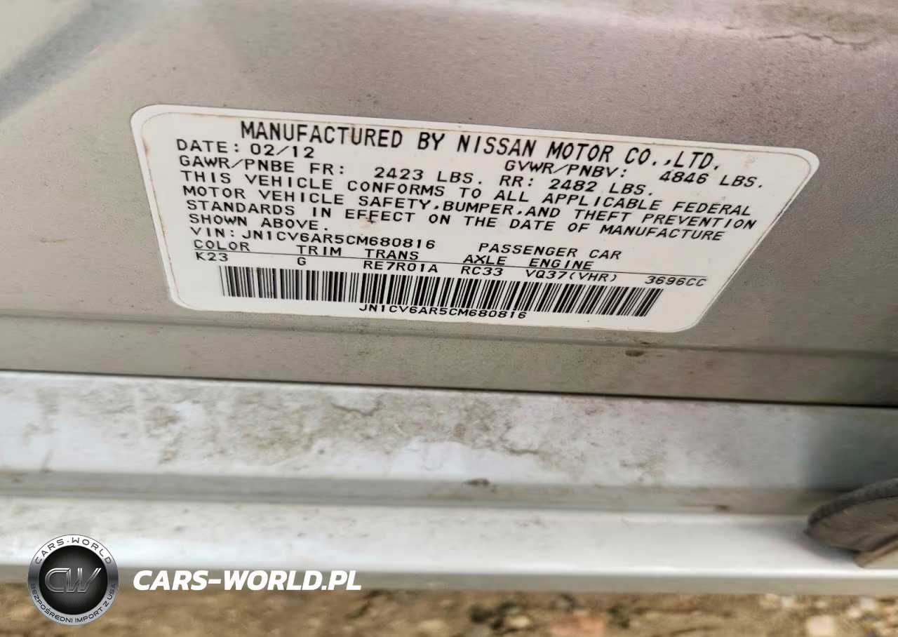 2012 Infiniti G37 Sedan X VIN:JN1CV6AR5CM680816 - 13