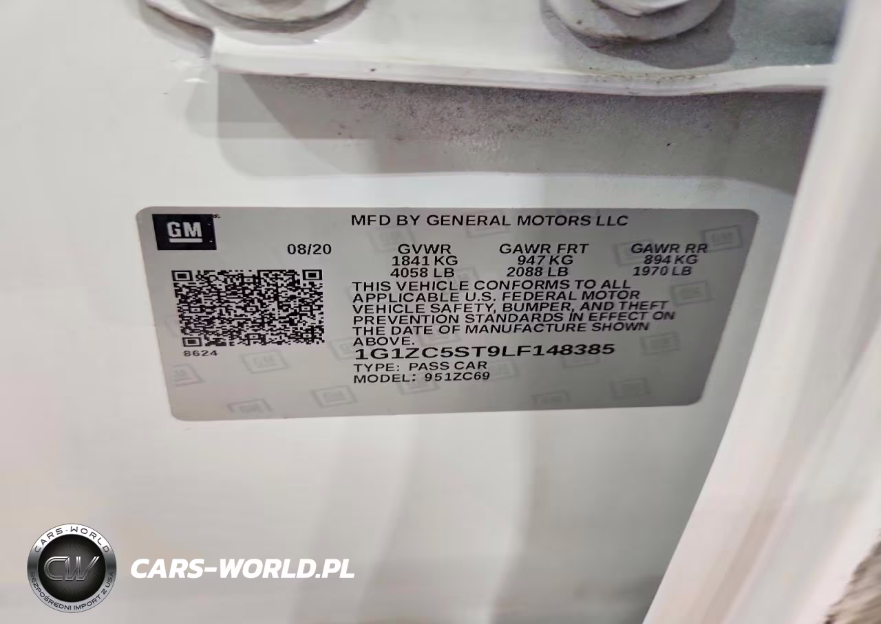 2020 Chevrolet Malibu Ls VIN:1G1ZC5ST9LF148385 - 12