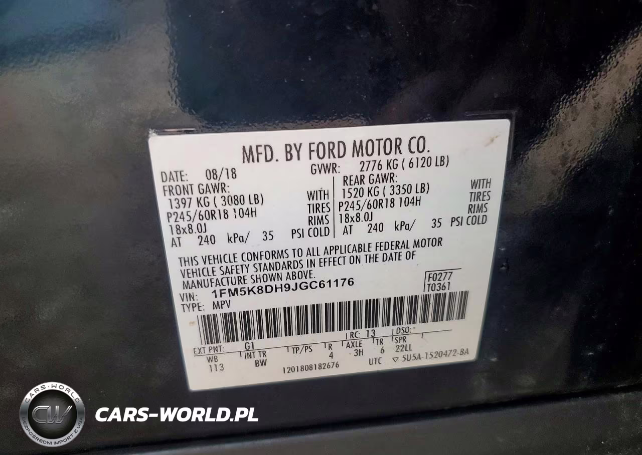 2018 Ford Explorer Xlt VIN:1FM5K8DH9JGC61176 - 13