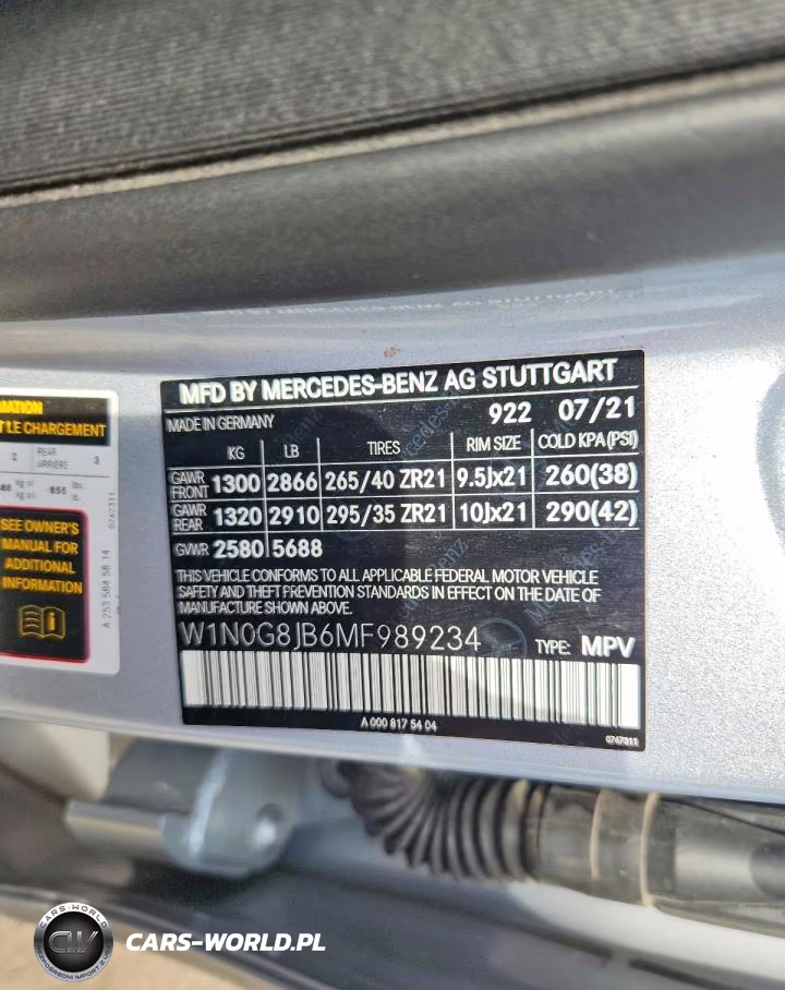 2021 Mercedes-Benz Glc 63 4Matic Amg VIN:W1N0G8JB6MF989234 - 13