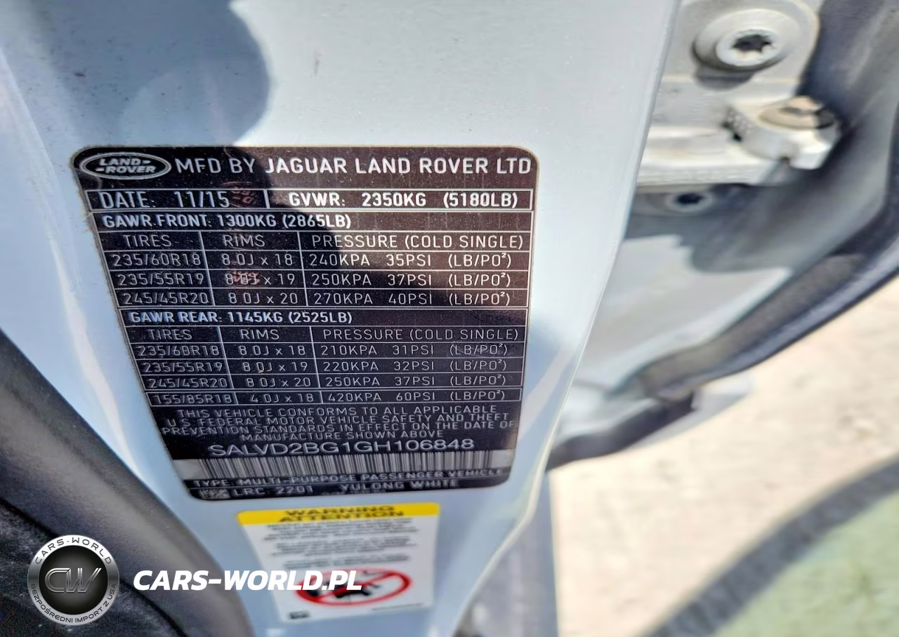 2016 Land Rover Range Rover Evoque Hse Dynamic VIN:SALVD2BG1GH106848 - 12