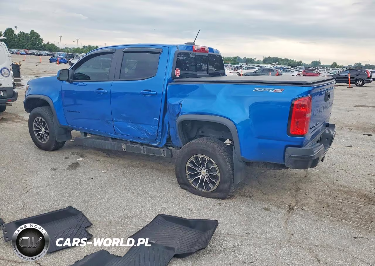 2022 Chevrolet Colorado Zr2 VIN:1GCGTEEN6N1229534 - 2