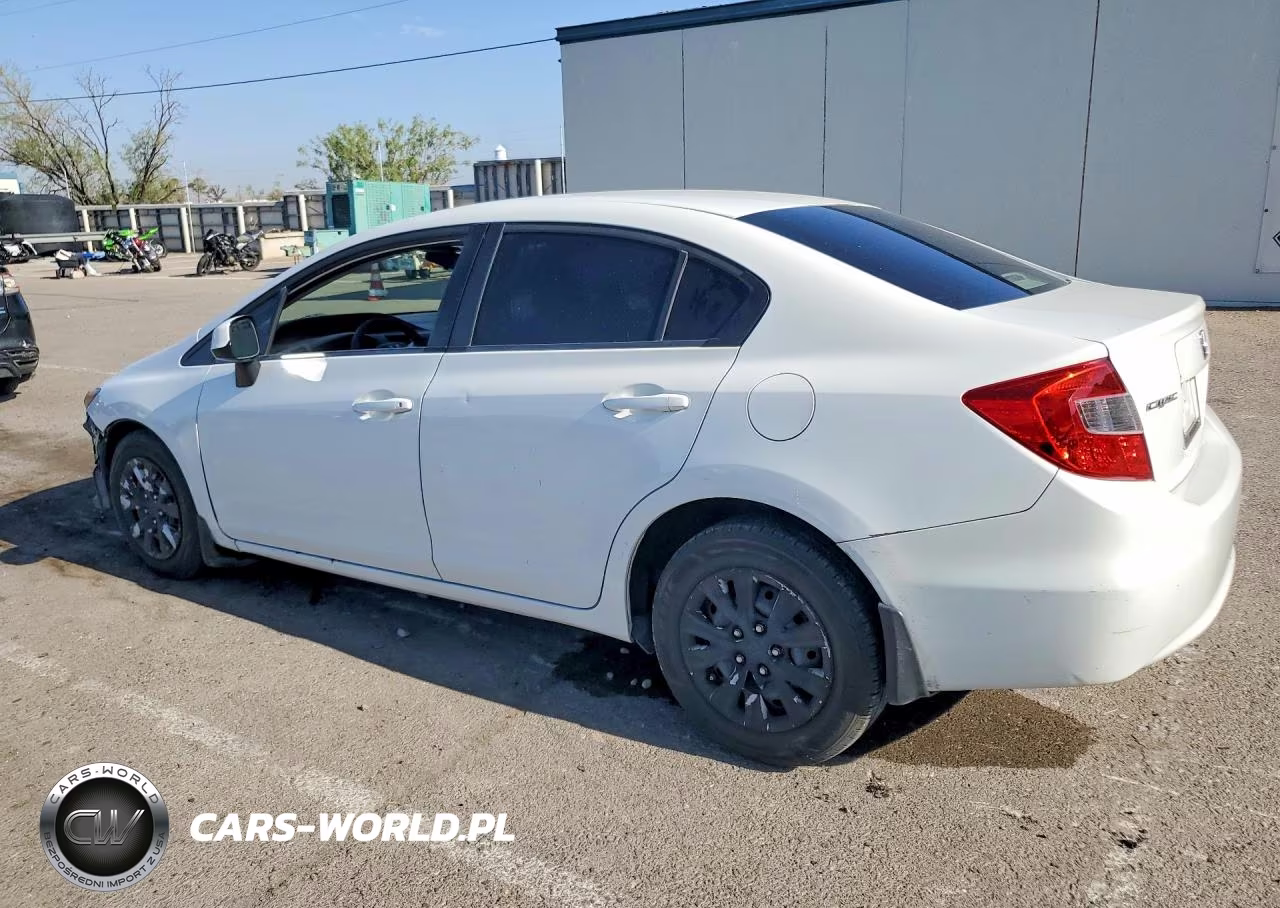 2012 Honda Civic Lx VIN:2HGFB2F53CH595964 - 2