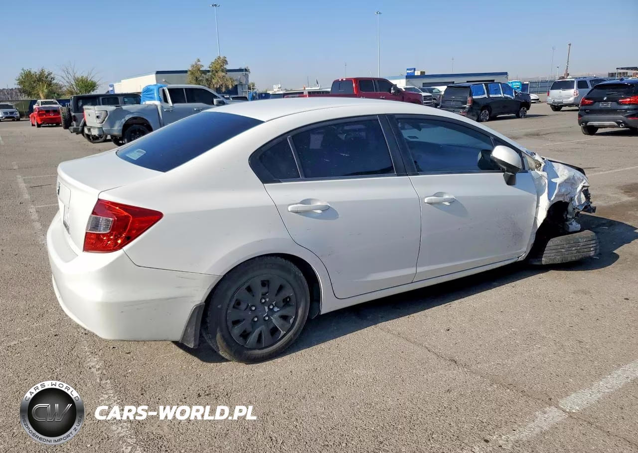 2012 Honda Civic Lx VIN:2HGFB2F53CH595964 - 3