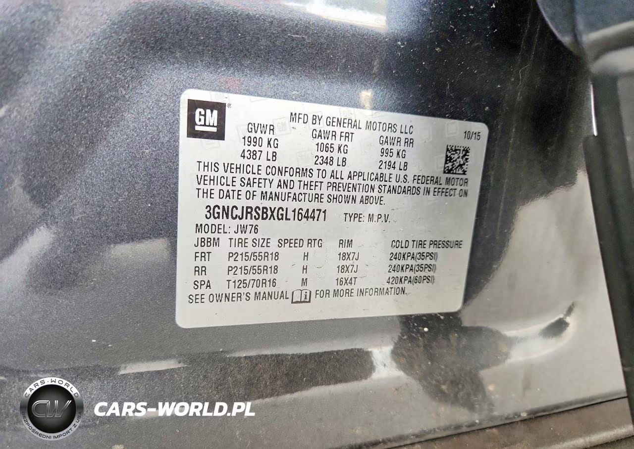 2016 Chevrolet Trax Ltz VIN:3GNCJRSBXGL164471 - 13
