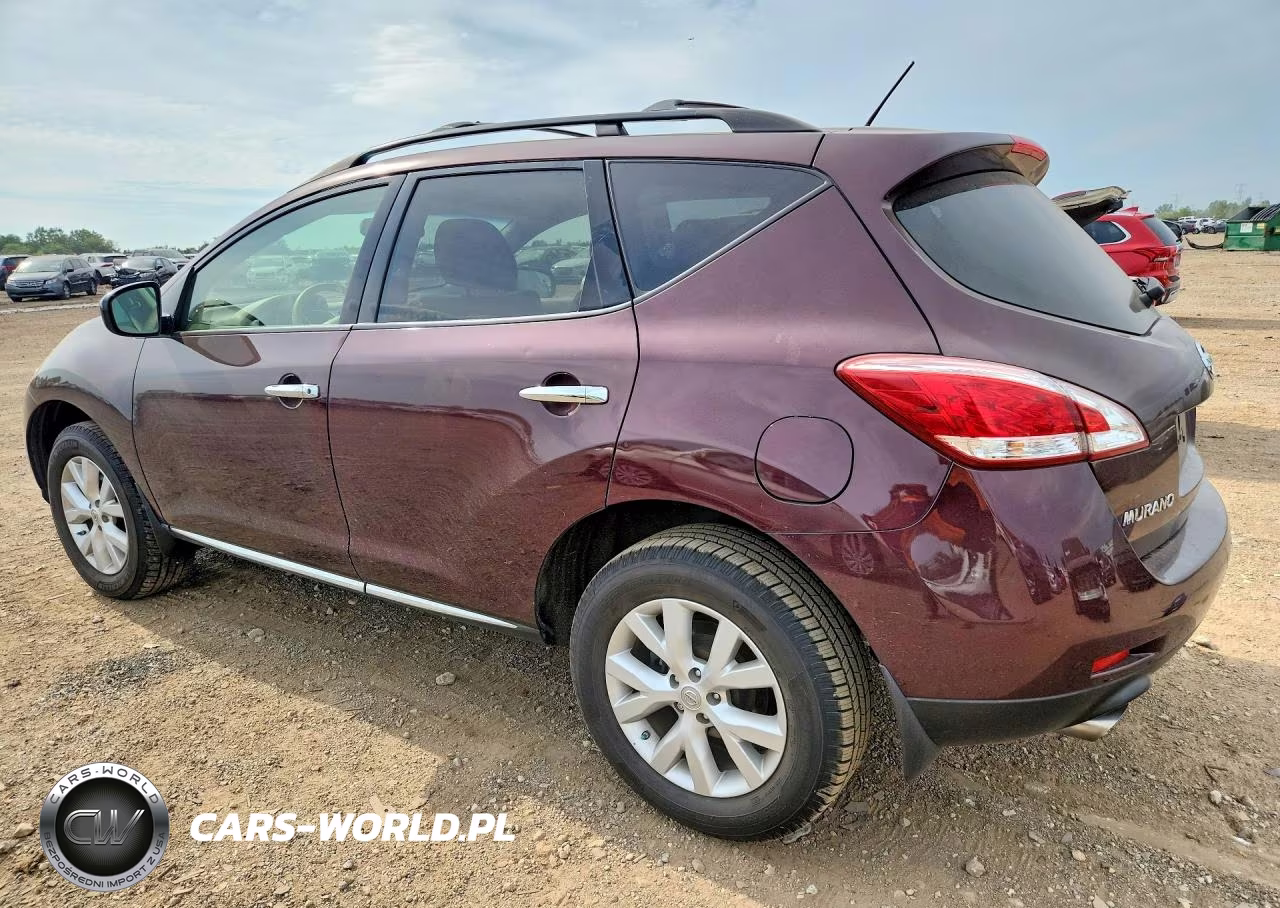 2014 Nissan Murano Sv VIN:JN8AZ1MU0EW409038 - 2