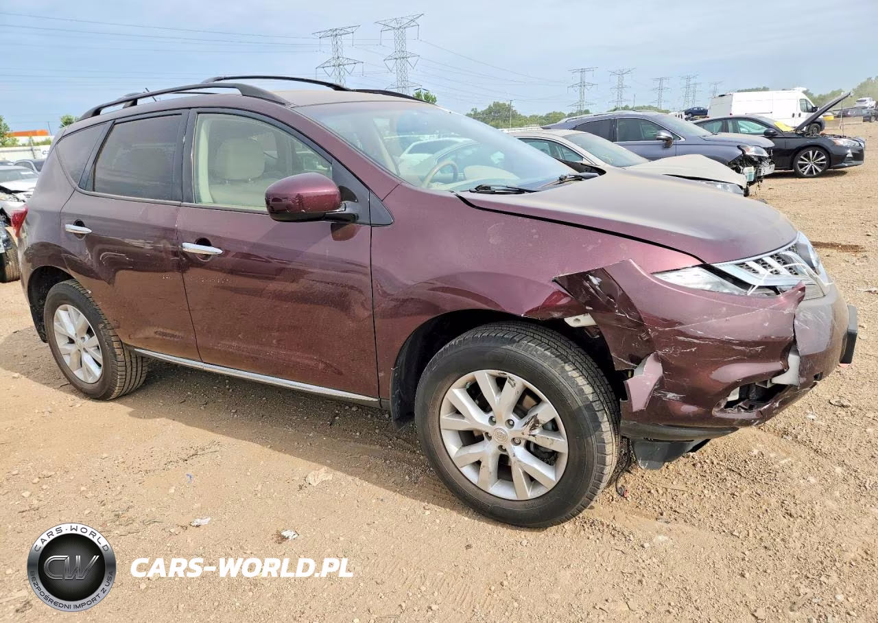 2014 Nissan Murano Sv VIN:JN8AZ1MU0EW409038 - 4