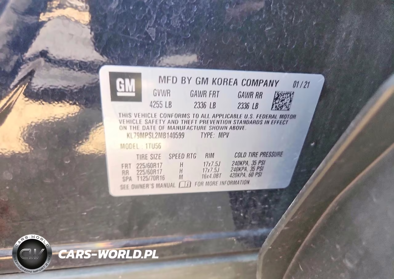 2021 Chevrolet Trailblazer Lt VIN:KL79MPSL2MB140599 - 12