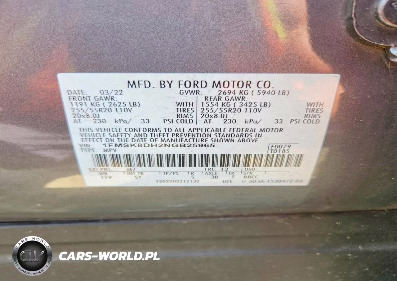 2022 Ford Explorer Xlt VIN:1FMSK8DH2NGB25965 - 13