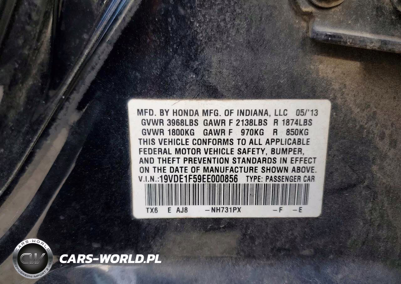 2014 Acura Ilx 20 Premium VIN:19VDE1F59EE000856 - 12