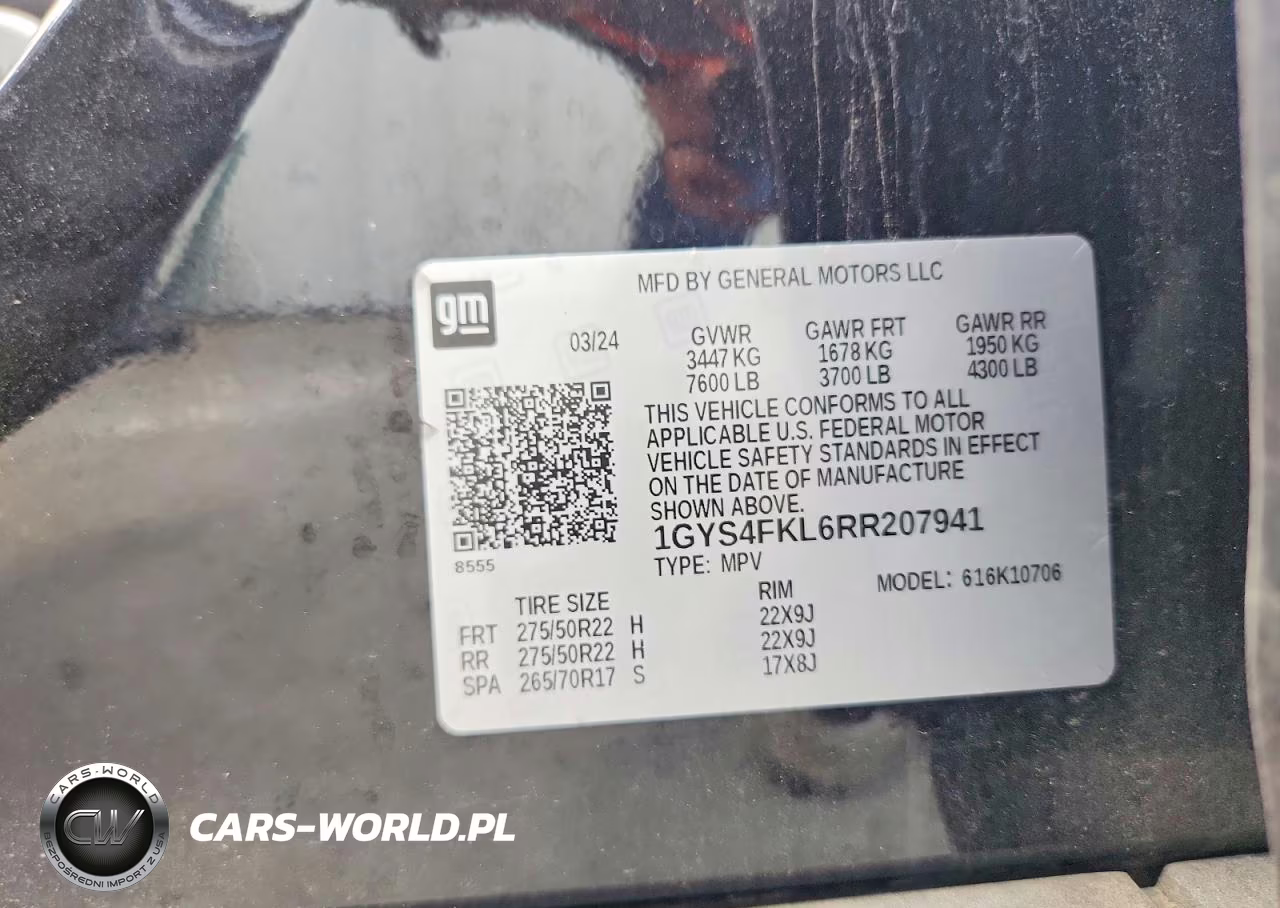 2024 Cadillac Escalade 4Wd Sport VIN:1GYS4FKL6RR207941 - 13