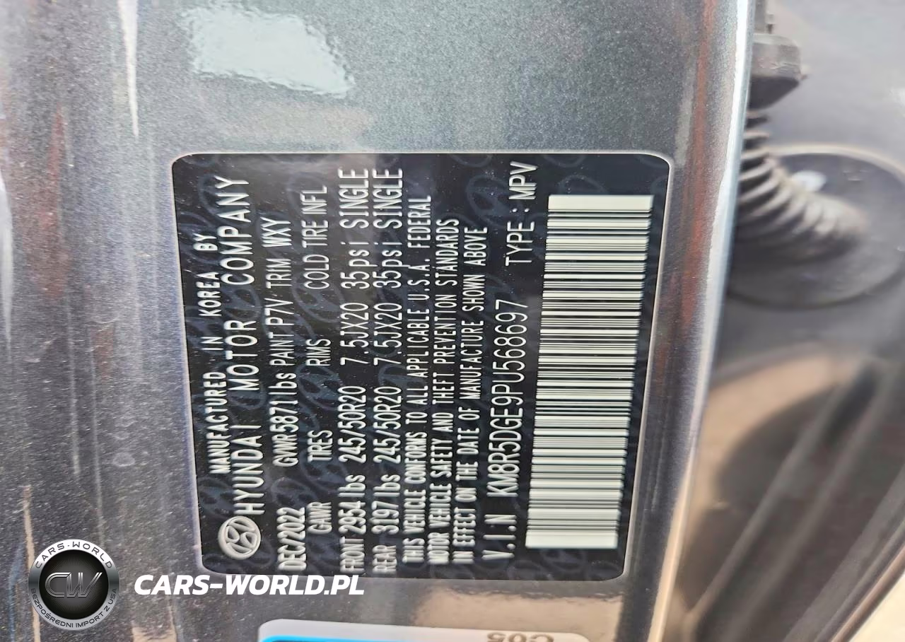 2023 Hyundai Palisade Limited VIN:KM8R5DGE9PU568697 - 14