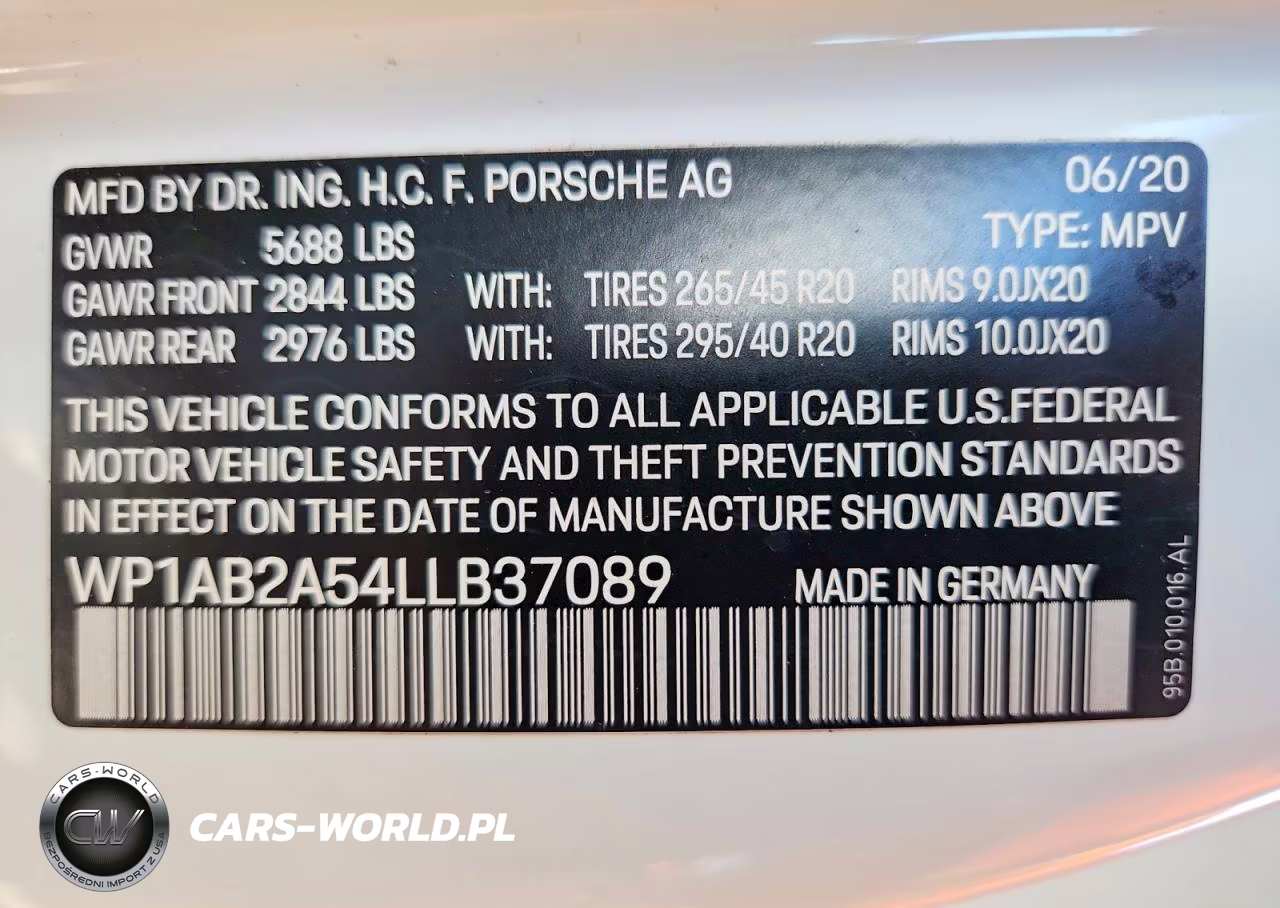 2020 Porsche Macan S VIN:WP1AB2A54LLB37089 - 13