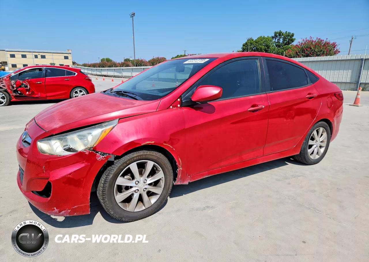 2014 Hyundai Accent Gls VIN:KMHCT4AE3EU643119 - 1