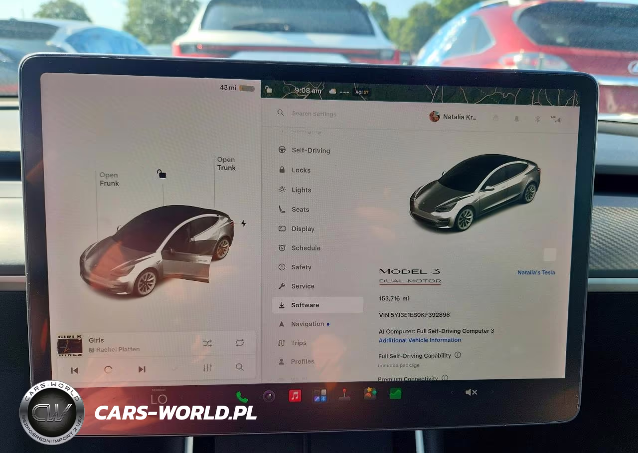 2019 Tesla Model 3 VIN:5YJ3E1EB0KF392898 - 9